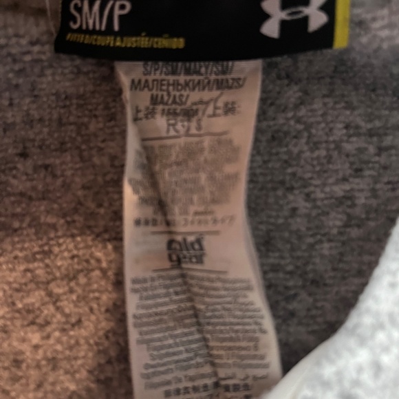 Under Armour ColdGear Gray Fleece Half Zip Pullover Women’s Small - Picture 7 of 7